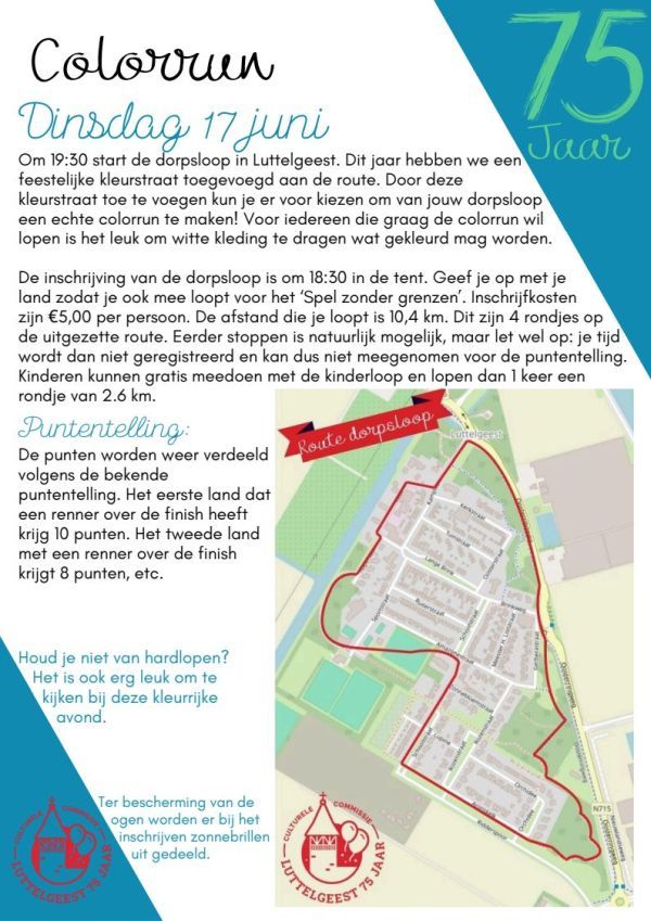 Dorpsfeest Colorrun