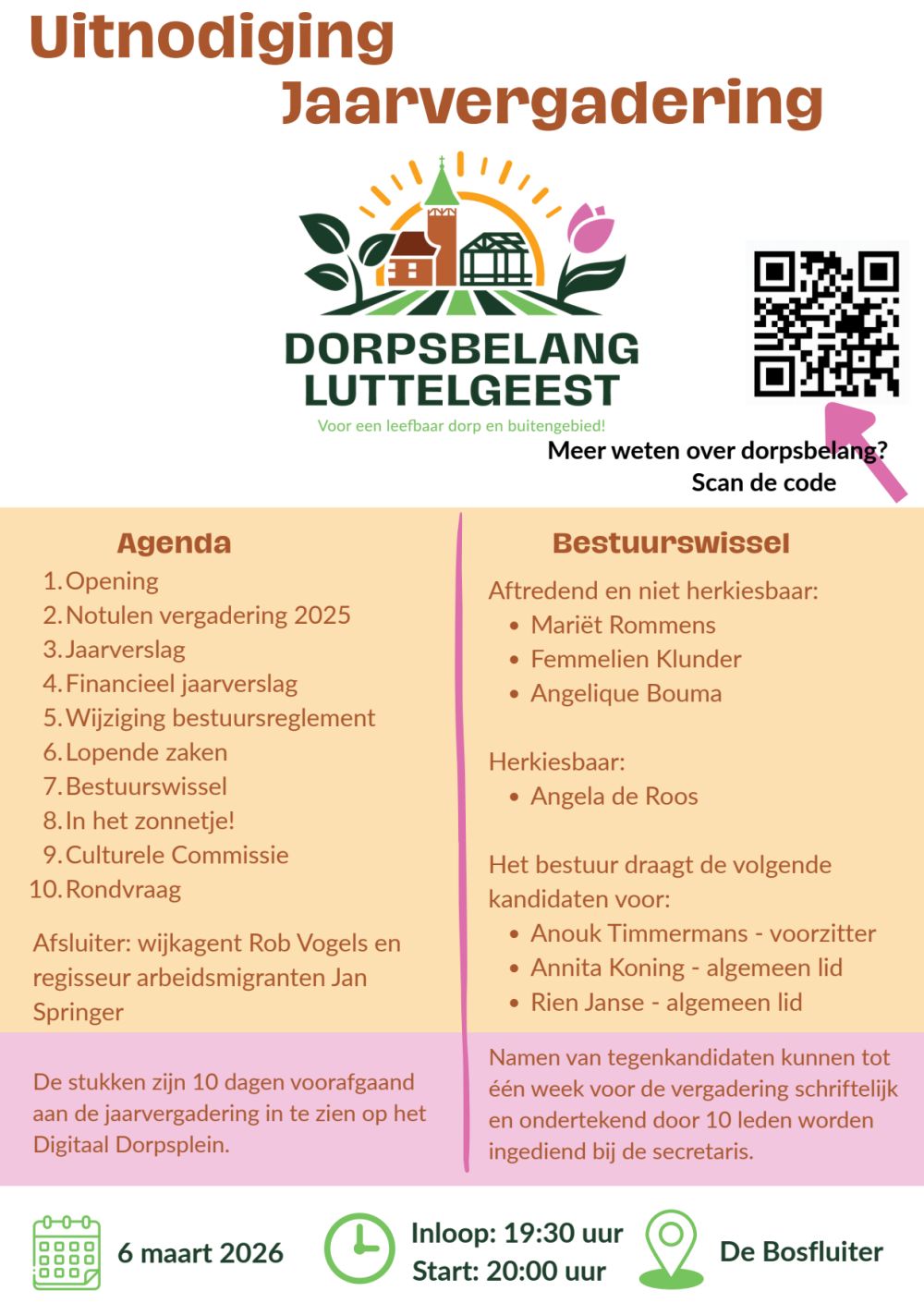 Jaarvergadering 2026