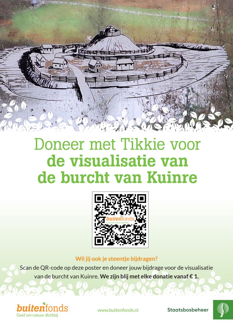 A4 poster Burcht van Kuinre Tikkie