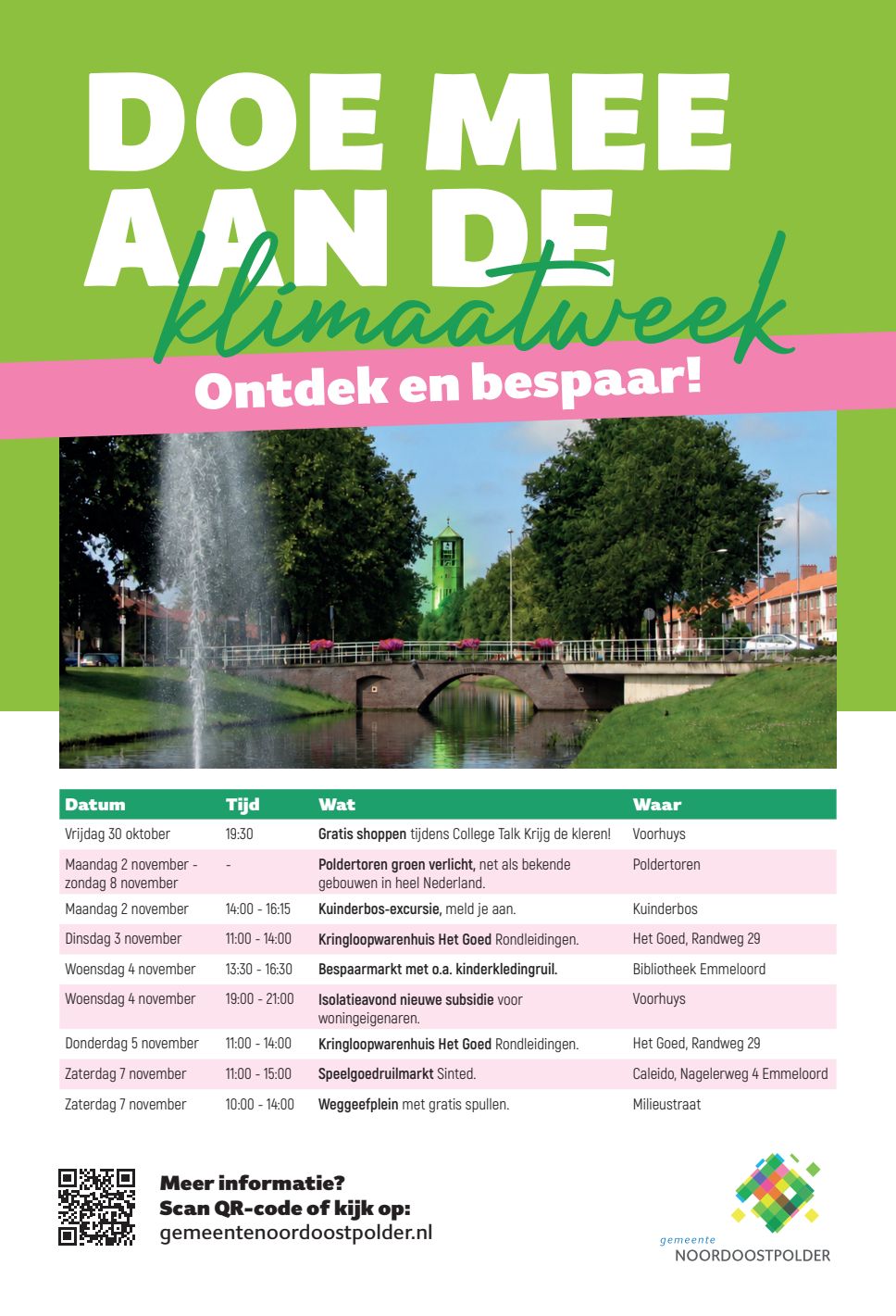 Activiteitenkalender Klimaatweek