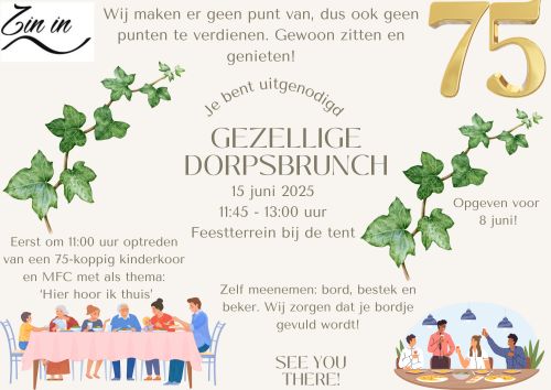 Zin in... Hier hoor ik thuis (met dorpsbrunch)