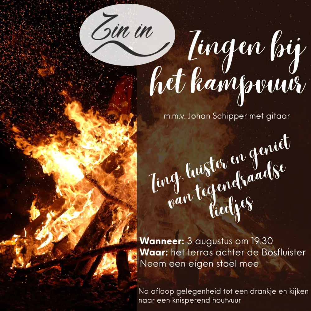 Zin in... Zingen bij het kampvuur