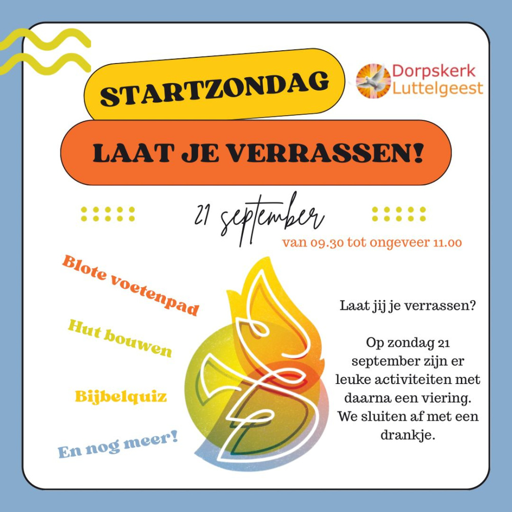 Startzondag 2025 – Samen het nieuwe seizoen beginnen