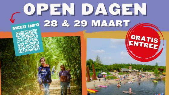 OPEN DAGEN NETL PARK 28 & 29 MAART! Gratis toegang en 10 % korting op je vriendenpas