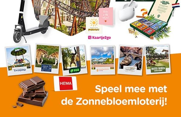Zonnebloem Afdeling Luttelgeest, verkoop loten.