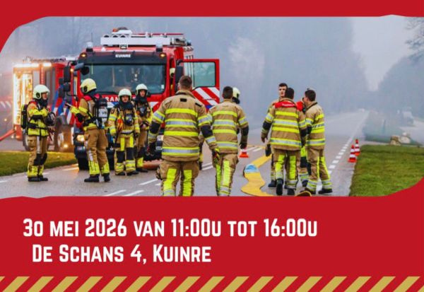 BRANDWEER KUINRE OPENT DE DEUREN VOOR VIERING 100 JARIG BESTAAN