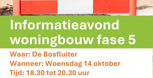 INFORMATIEAVOND NIEUWE WOONWIJK LUTTELGEEST FASE 5.