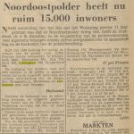 1953 10 09 NOP telt ruim 15.000 inwoners