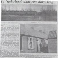 1959 04 02 in nederland staat een dorp leeg 1959 04 02 in nederland staat een dorp leeg