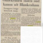 1964 11 01 onbekenden stalen oud kanon blankenham