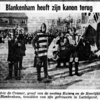 1964 20 01 blankenham heeft zijn kanon terug 1 1964 20 01 blankenham heeft zijn kanon terug 1