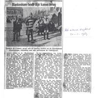 20 01 1964 Blankenham heeft zijn kanon terug 20 01 1964 Blankenham heeft zijn kanon terug