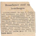 1966 bromfietser reed op bestelwagen