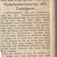 1966 ds van dijk sprak voor chr plattelandsvrouwen 1966 ds van dijk sprak voor chr plattelandsvrouwen