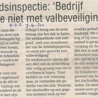 2011 04 drama arbeidsinsp bedrijf werkte niet met valbeveiligi 2011 04 drama arbeidsinsp bedrijf werkte niet met valbeveiligi