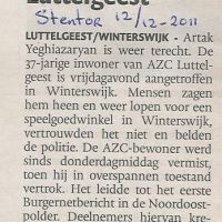 2011 12 vermiste man azc terug 2011 12 vermiste man azc terug