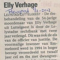 2012 02 tbs verlenging moordenaar elly verhage 2012 02 tbs verlenging moordenaar elly verhage