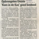 27 06 bedrijven opbrengsten unista komindekas goed besteed