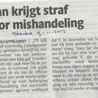 algemeen 9 11 2013 man krijgt straf voor mishandeling algemeen 9 11 2013 man krijgt straf voor mishandeling