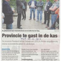 bedrijven 20 06 2013 provincie te gast bij van der gaag bedrijven 20 06 2013 provincie te gast bij van der gaag