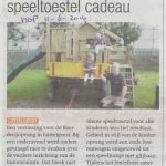 bedrijven11 06 2014 boerderijopvang krijgt speeltoestel