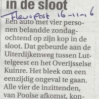 algemeen 16 11 2016 auto beland in de sloot algemeen 16 11 2016 auto beland in de sloot