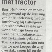 algemeen 1 11 2017 fietser botst met tractor algemeen 1 11 2017 fietser botst met tractor