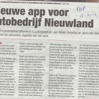 bedrijven 15 02 2017 nieuwe app voor autobedrijf nieuwland 2 bedrijven 15 02 2017 nieuwe app voor autobedrijf nieuwland 2