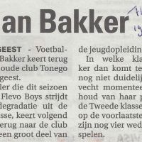 sport 19 04 2017 alan bakker terug bij tonego sport 19 04 2017 alan bakker terug bij tonego
