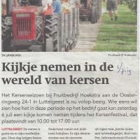 Bedrijven 3 07 2019 Kijkje nemen bij kersenpluk Hoekstra Bedrijven 3 07 2019 Kijkje nemen bij kersenpluk Hoekstra