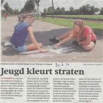 Algemeen 24 06 2020 kinderen maken straattekeningen in het jarige luttelgeest