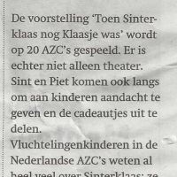 Algemeen 25 11 Sinterklaasjes in AZC Algemeen 25 11 Sinterklaasjes in AZC