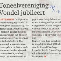 Algemeen 29 01 20 toneelver. Vondel jubileert Algemeen 29 01 20 toneelver. Vondel jubileert