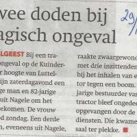 Algemeen 29 01 20 twee doden bij tragisch ongeval Algemeen 29 01 20 twee doden bij tragisch ongeval