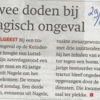 Algemeen 29 01 20 twee doden bij tragisch ongeval1 Algemeen 29 01 20 twee doden bij tragisch ongeval1