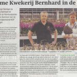 Bedrijven 20 01 Duurzaam kwekerij Bernhard in de  prijzen