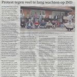 algemeen 6 07 protest tegen veel te lang wachten op ind