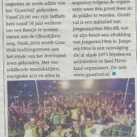 algemeen 16 08 zesde editie grastival staat voor de deur algemeen 16 08 zesde editie grastival staat voor de deur