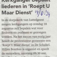 algemeen 14 08 kerkganger bepaalt liederen in roeptumaardienst algemeen 14 08 kerkganger bepaalt liederen in roeptumaardienst
