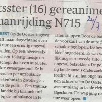 algemeen 24 07024 fietster geranimeerd na aanrijding n715 algemeen 24 07024 fietster geranimeerd na aanrijding n715