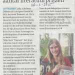 agmeen 26 03 schrijfster julia scholtens dibbets genomineerd agmeen 26 03 schrijfster julia scholtens dibbets genomineerd