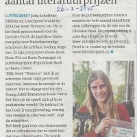 agmeen 26 03 schrijfster julia scholtens dibbets genomineerd agmeen 26 03 schrijfster julia scholtens dibbets genomineerd