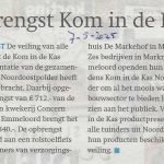 agmeen 7 05 opbrengst kom in de kas agmeen 7 05 opbrengst kom in de kas
