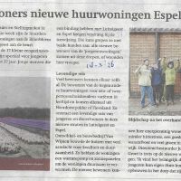 algemeen 18 03 sleutel voor bewoners nieuwe huurwoningen espel en luttelgeest