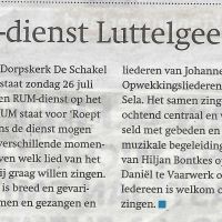 algemeen 22 07 rum dienst in luttelgeest
